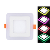 18 + 6W Ultra Slim Square verdeckte zweifarbige LED-Instrumententafel Hersteller