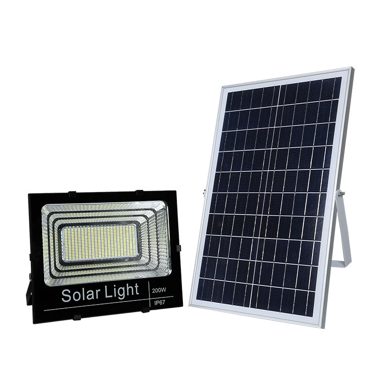 Solarbetriebene wasserdichte Solar-LED-Flutlicht-Projektorlampe für den Außenbereich