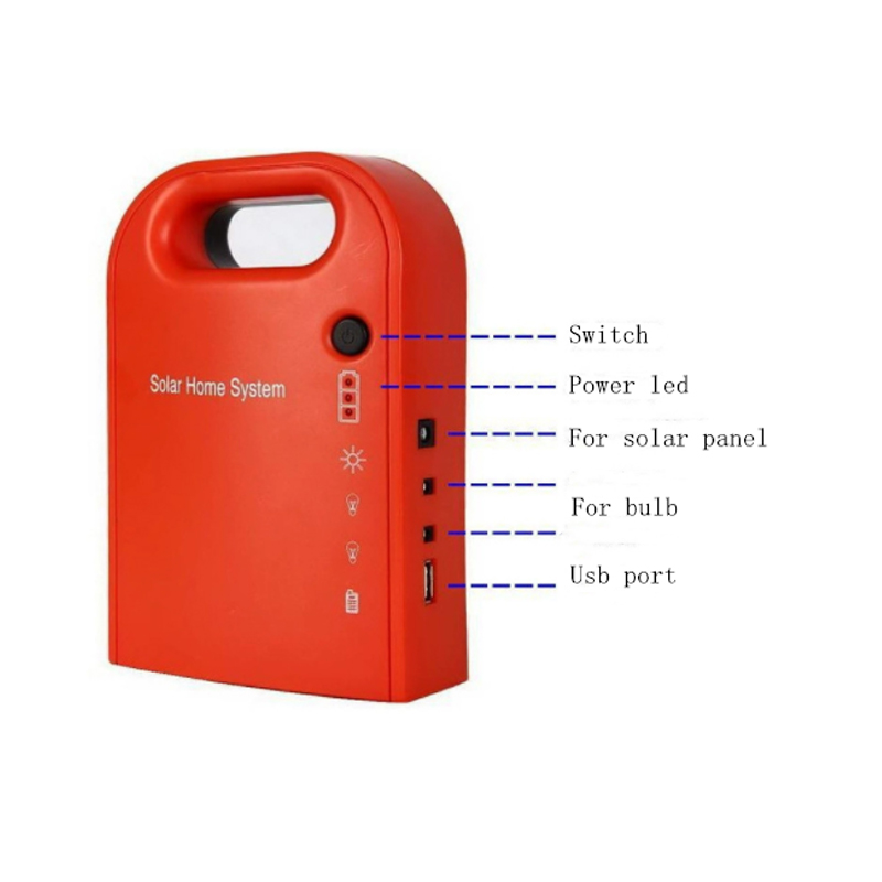 Tragbares Solar Home System Lichtprojekt Solarbeleuchtung