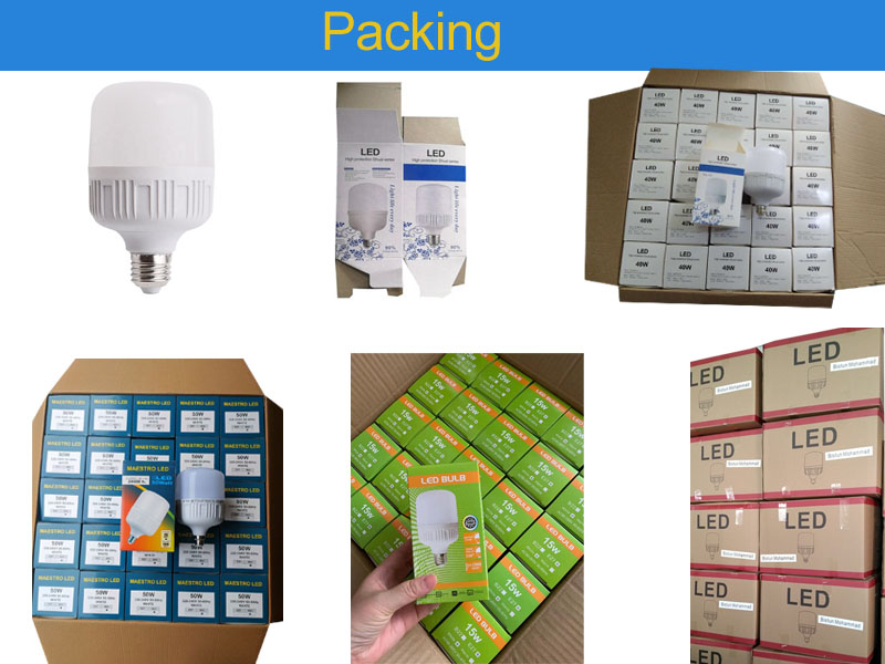 T-Glühbirnenverpackung