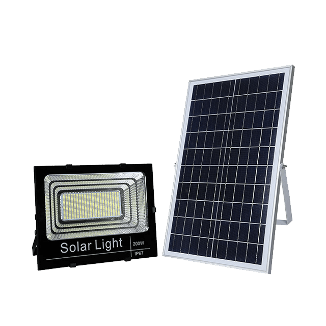 Hochwertige 100 W 200 W 300 W 400 W Solar-LED-Flutlichter für den Außenbereich